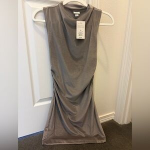 Cinched Velvet Mini Dress